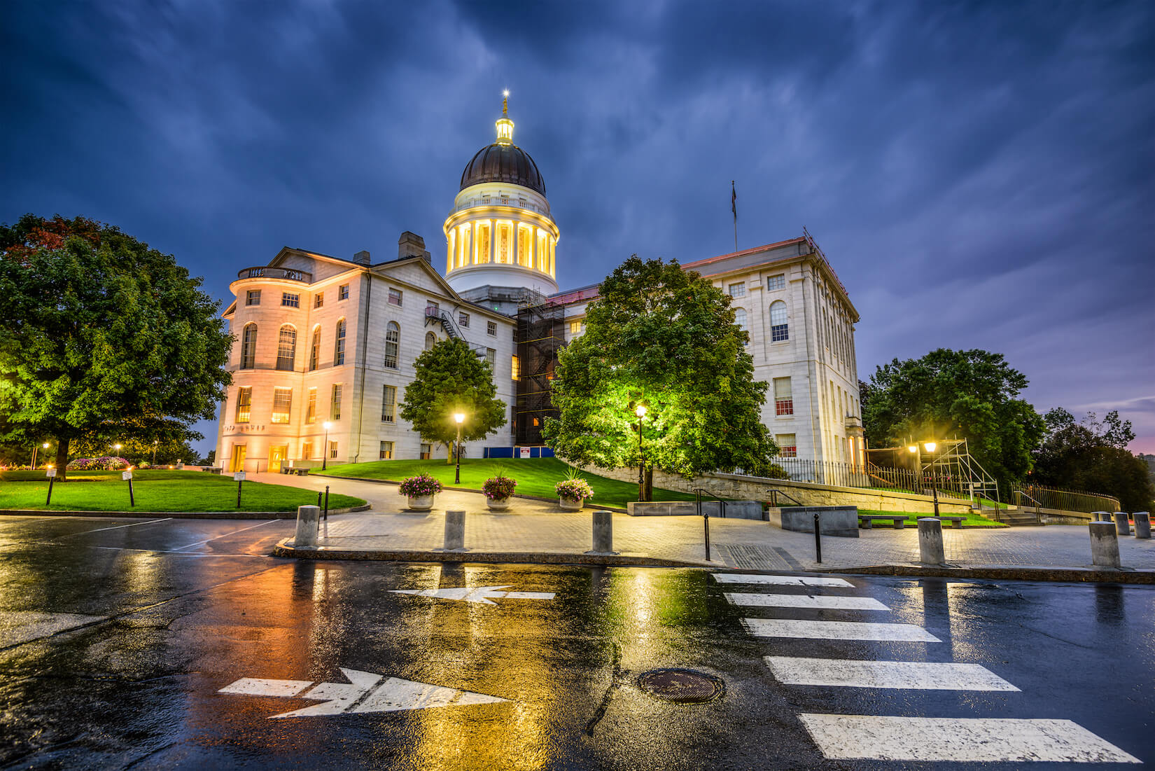 Maine state capitol in Augusta, Maine