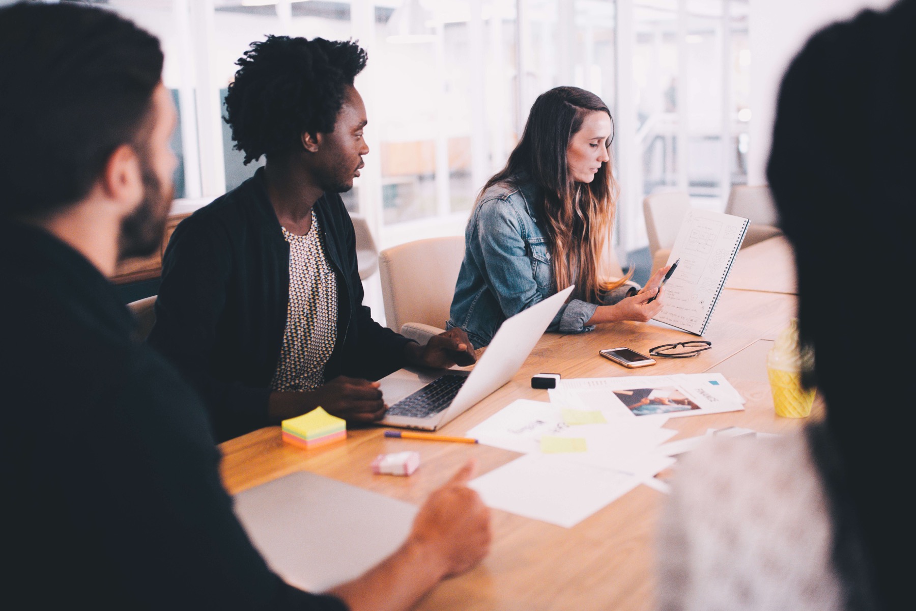 young professionals in a business meeting