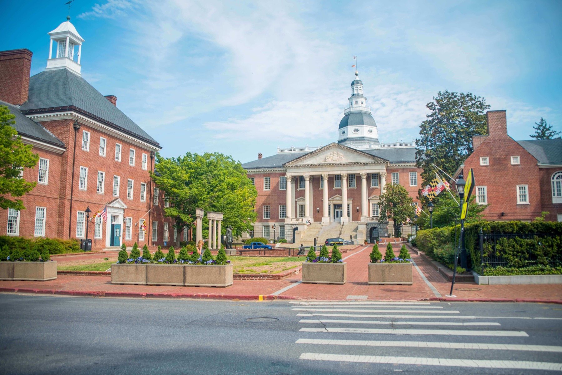 Exterior of the Maryland State capitol building